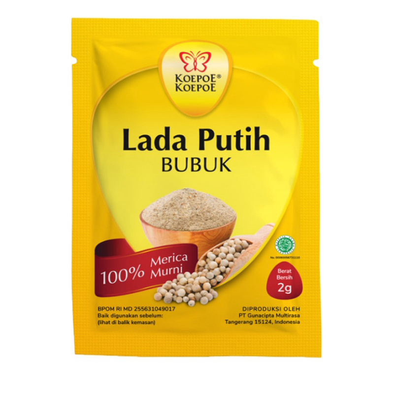 

KOEPOE-KOEPOE Lada Putih Bubuk isi 10X2gram