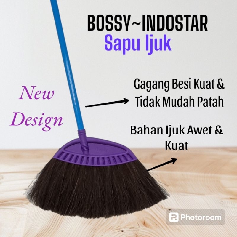 PROMO Bossy Indostar Paket Sapu Pel Pengki/Sapu Pel 3in1/ **