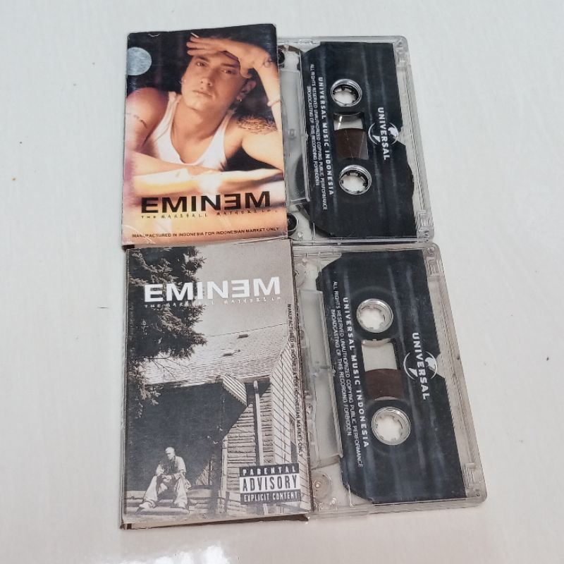 2pcs Kaset Eminem - the Marshall Mathers LP