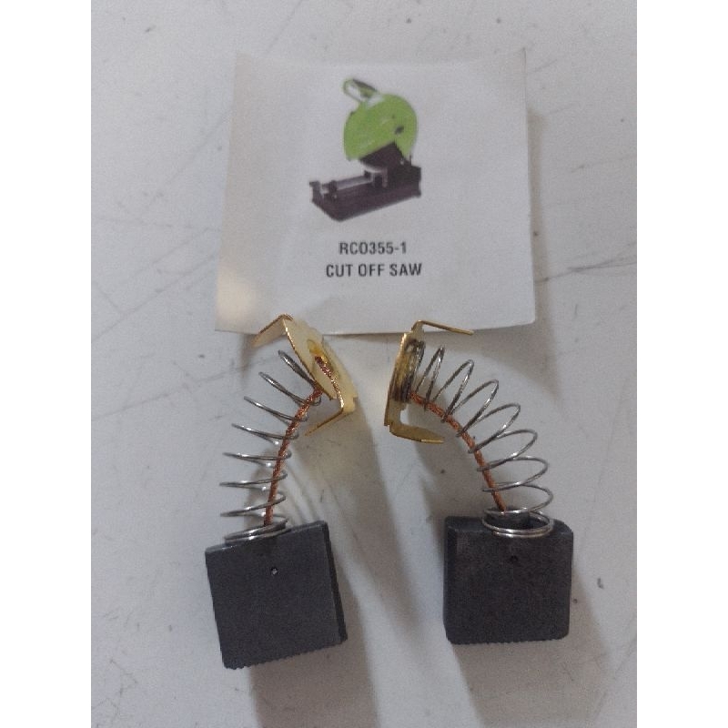 carbon brush cut off 14inc ryu rco 355-1/arang spul mesin potong besi 14inc ryu rco 355=1