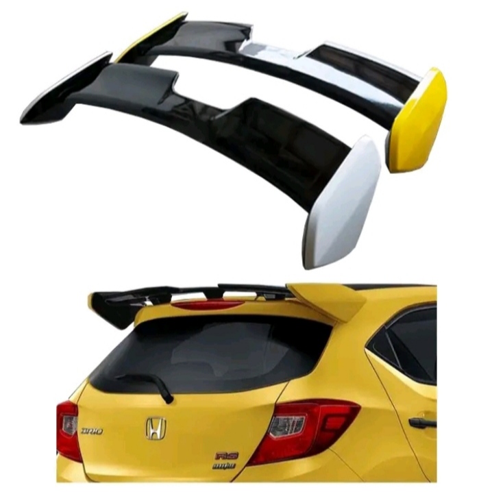 Spoiler All New Brio Satya RS model Brio RS urbanite plastik plastic ABS spoiler urbanite all new br