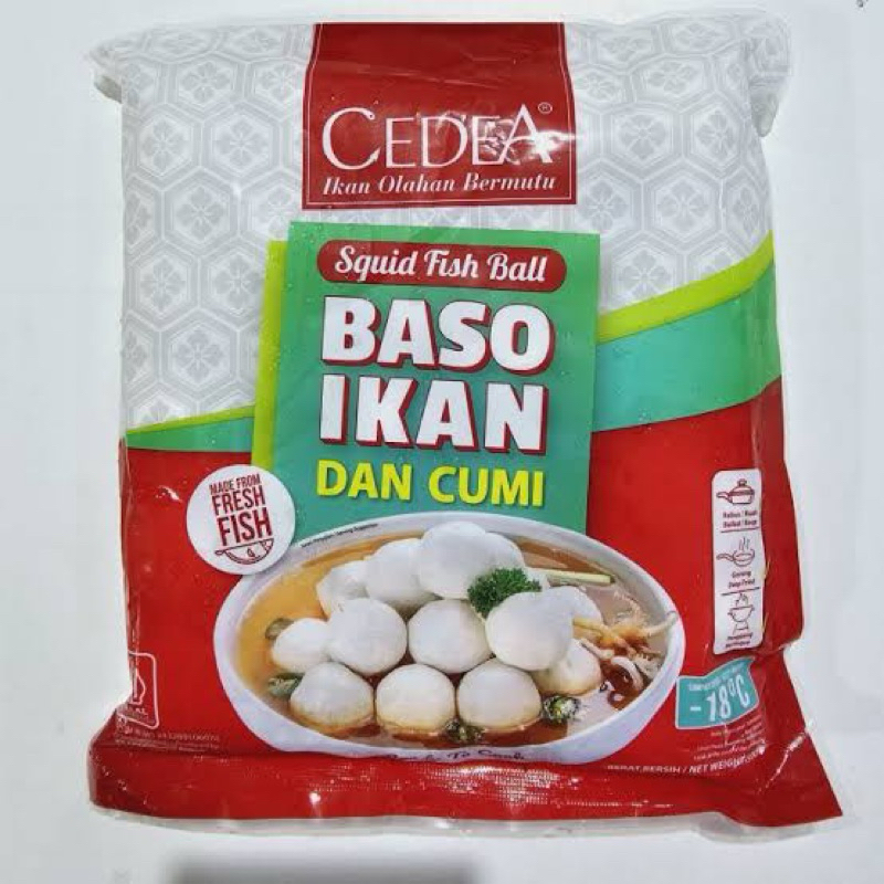 

cedea bakso ikan cumi