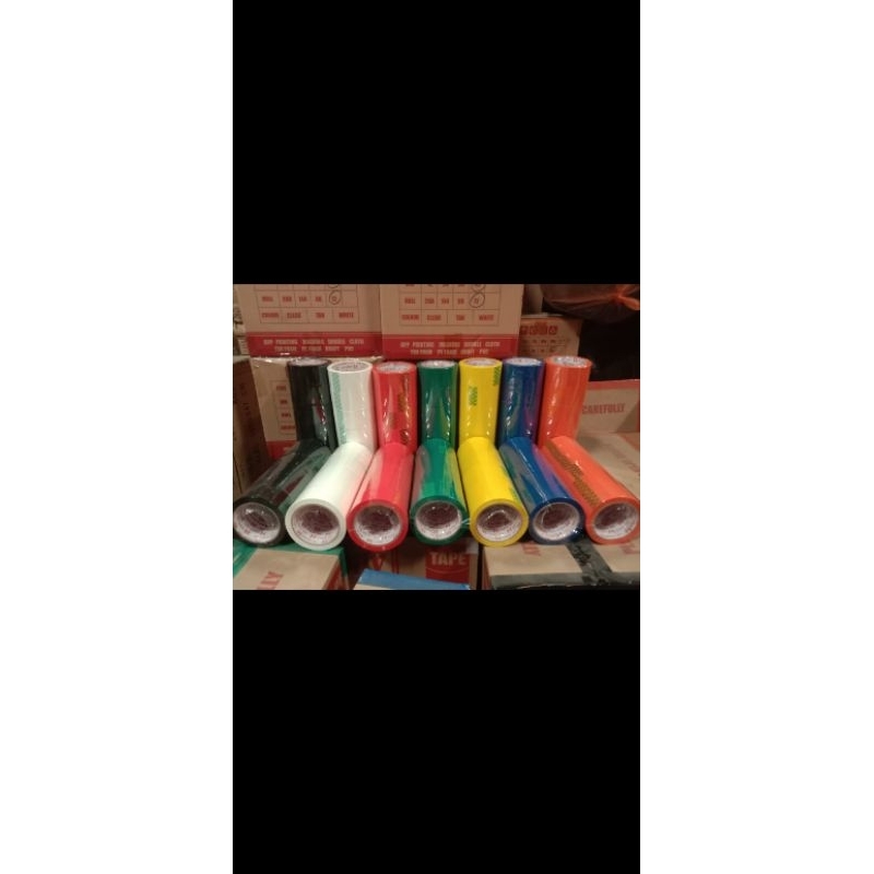 Lakban WARNA WARNI TERMURAH 100 YARD / LAKBAN TERMURAH / LAKBAN HITAM LAKBAN PUTIH LAKBAN MERAH LAKB