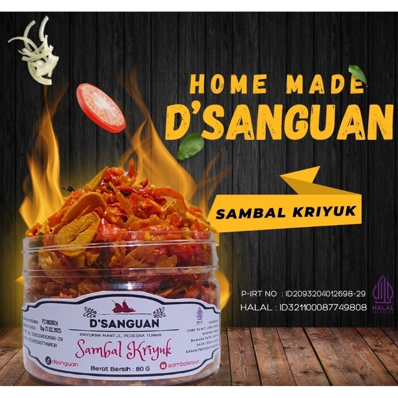 

SAMBAL KRIYUK 85gr