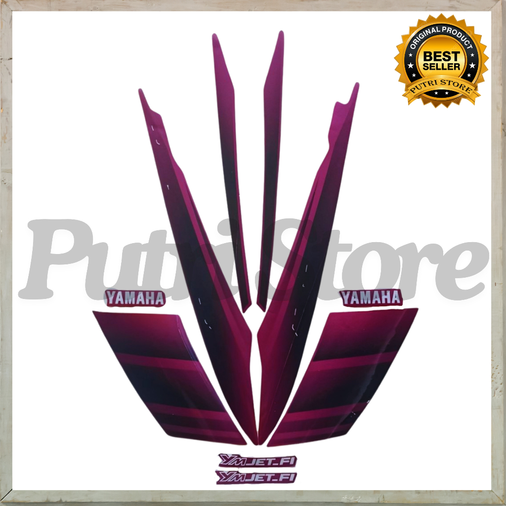 Stiker Striping Mio Soul GT 2011 Ungu List Stiker Standar Mio Soul GT 2011 Mio Soul GT 2011