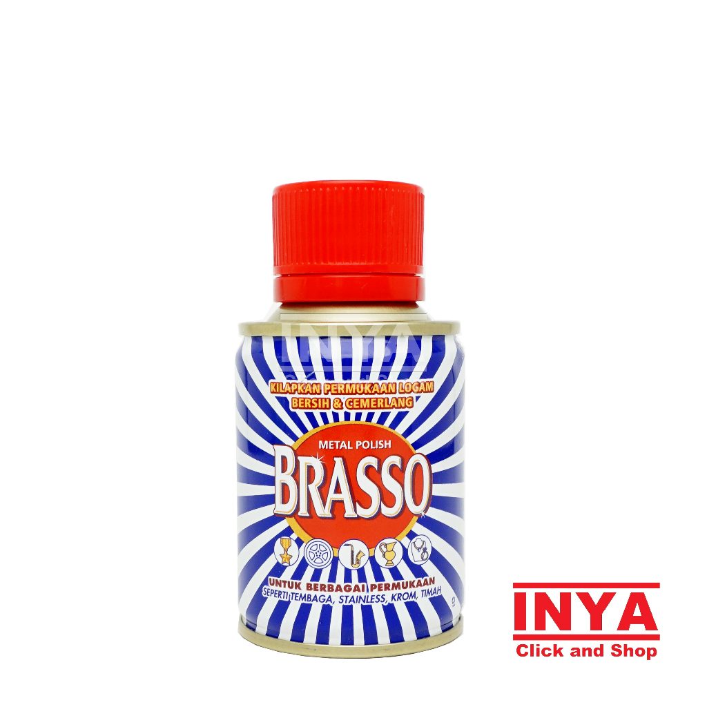 BRASSO METAL POLISH 100ml - Pengkilat Logam