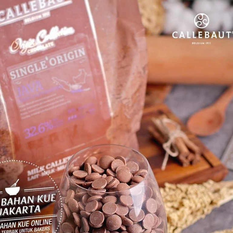 

Callebaut JAVA 32,6% 250gr Chocolate Couverture Milk Coin Cokelat Susu