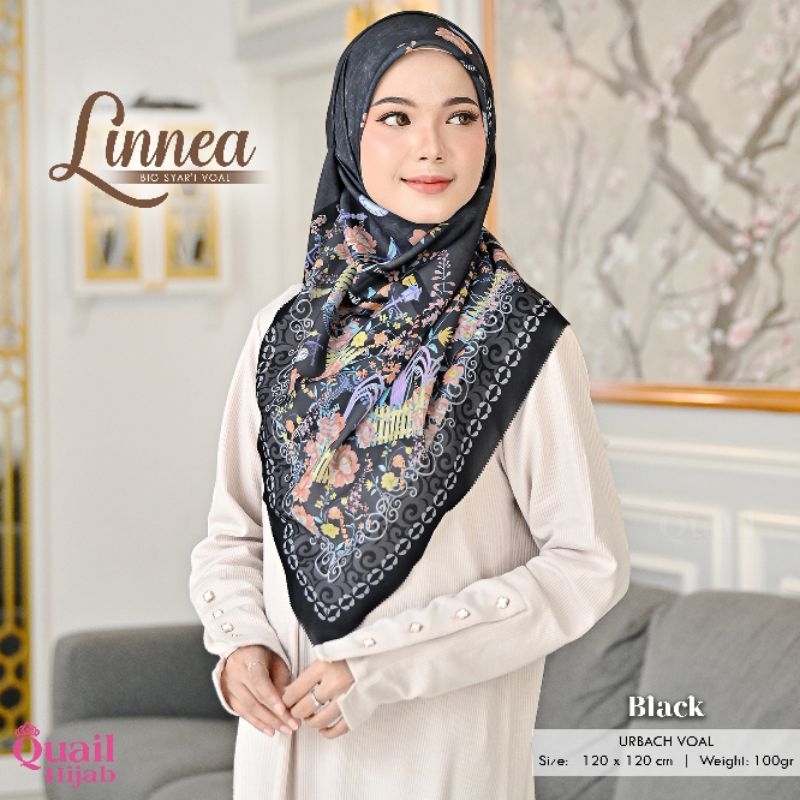 Quail Hijab Segi Empat Voal Premium LINNEA