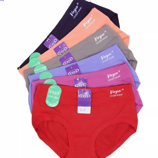 CD VAYA 232 Original Isi 6, 3 Pcs/ Celana Dalam Vaya ukuran jumbo bahan katun premium