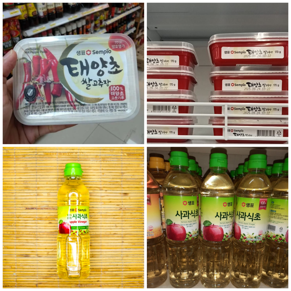 

Sempio Cuka Apel / Cuka Beras / Gochujang