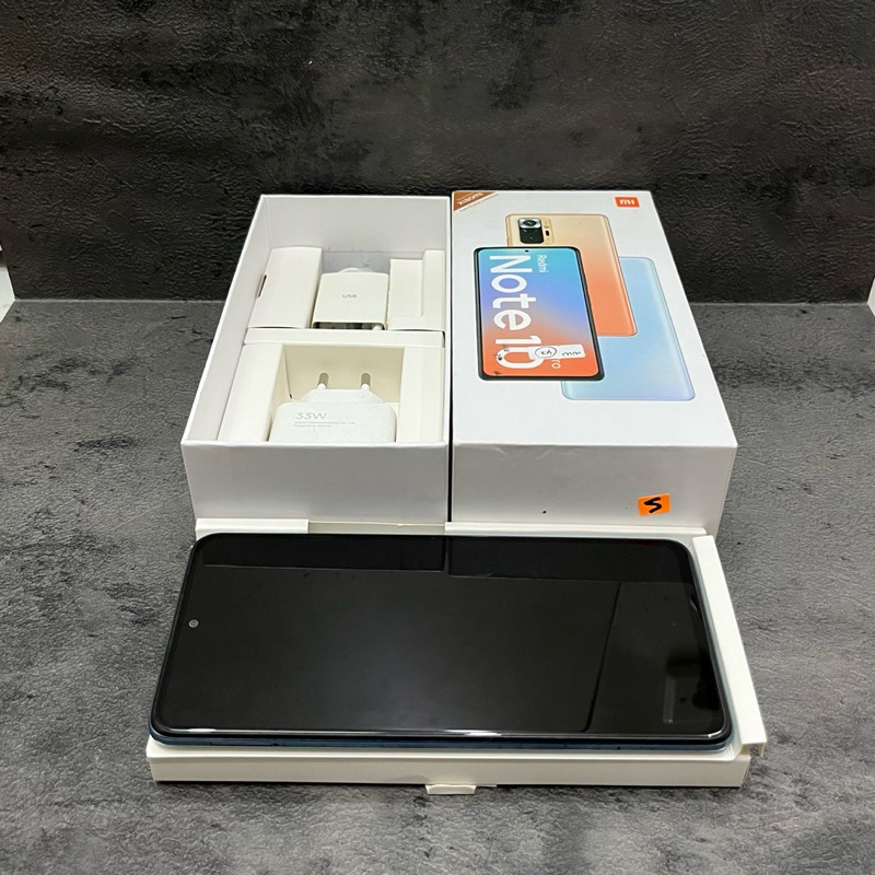 Xiaomi Redmi Note 10 Pro 6/64gb Fullset Second Garansi Resmi