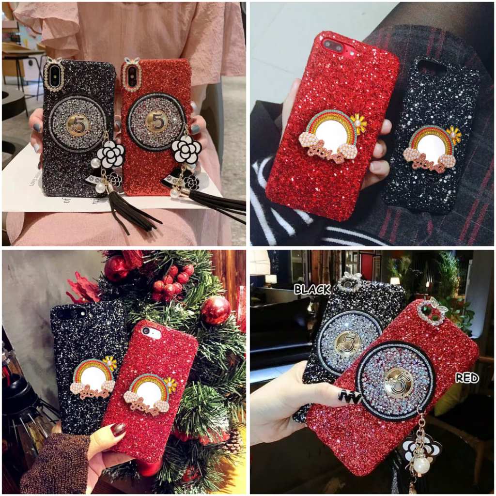 Glamour Glitter Diamond Case Oppo F1S F3 F5 F7 F9 F11 F11 Pro K3 Neo 9