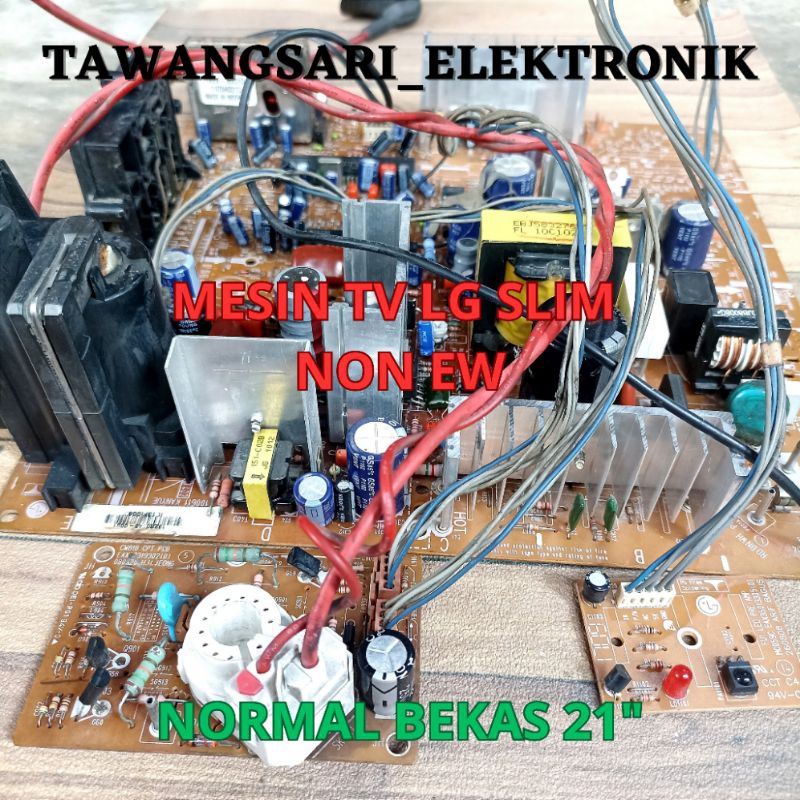 MESIN TV LG SLIM 21 INCH NON EW BEKAS NORMAL MESIN LG SLIM 21" NORMAL