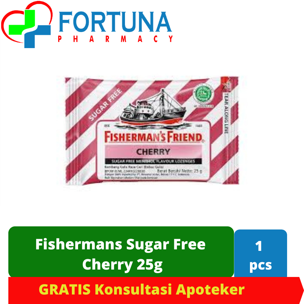 

Fishermans Sugar Free Cherry 25g