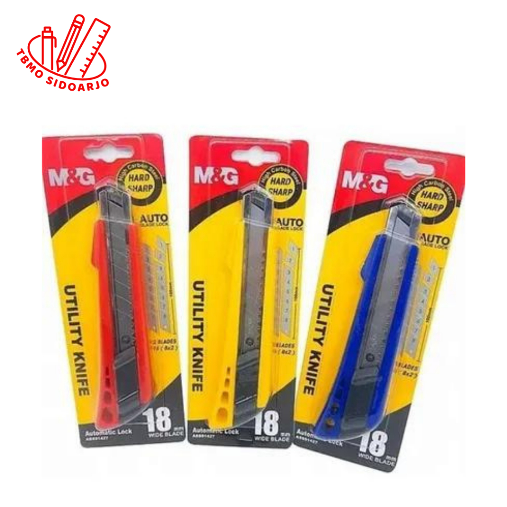 

TBMO M&G Cutter Auto Lock Utility Knife 18mm AA91427