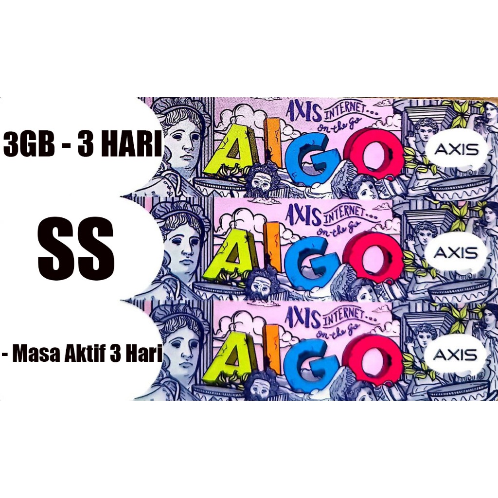 V Axis Aigo SS 3 gb 3 hari  (4,5 GB/3 HARI)