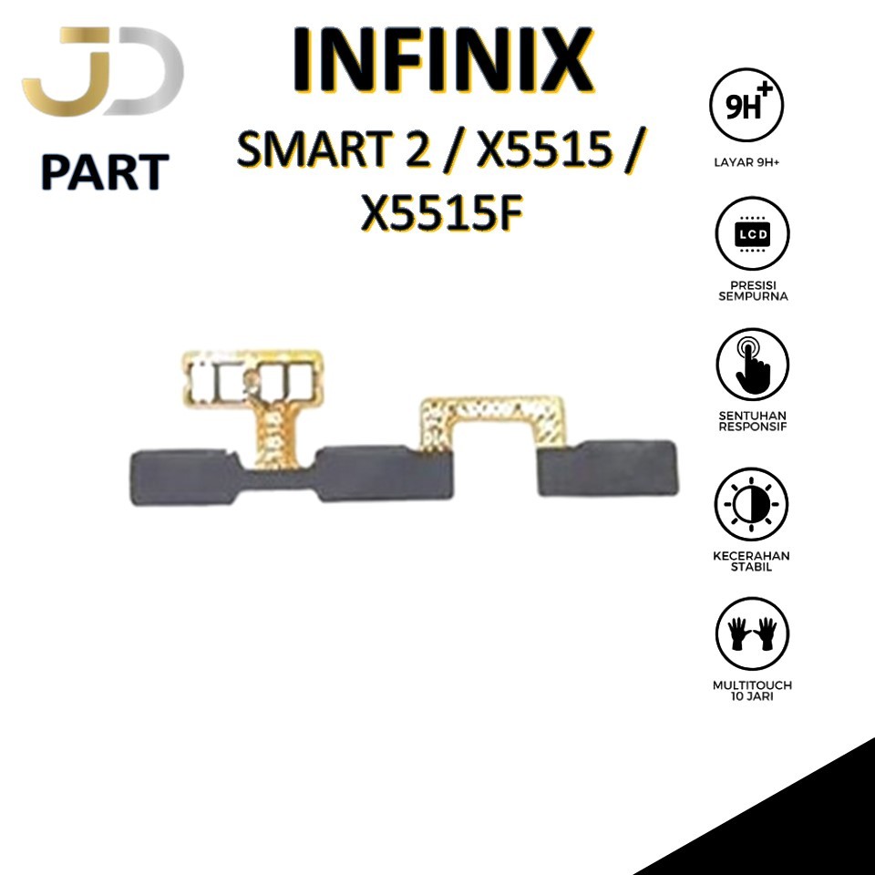 FLEXIBEL INFINIX SMART 2 / X5515 / X5515F + ON OFF + VOLUME ORI