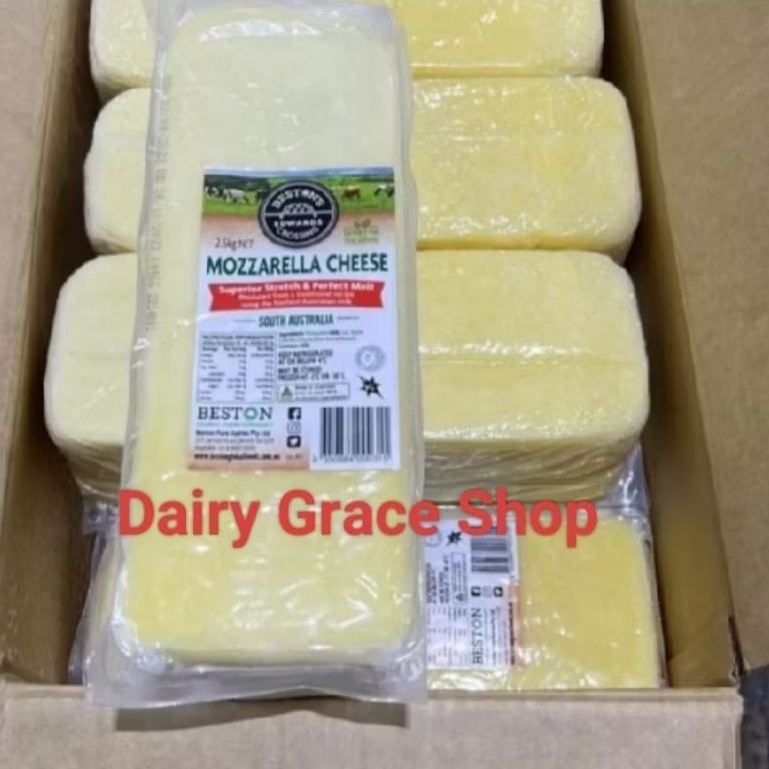 

Mozzarella Beston 2.5 Kg | Dairy Partners 2.5KG | Saputo 3.5 KG | Eurial Mozzarella 2.5 KG