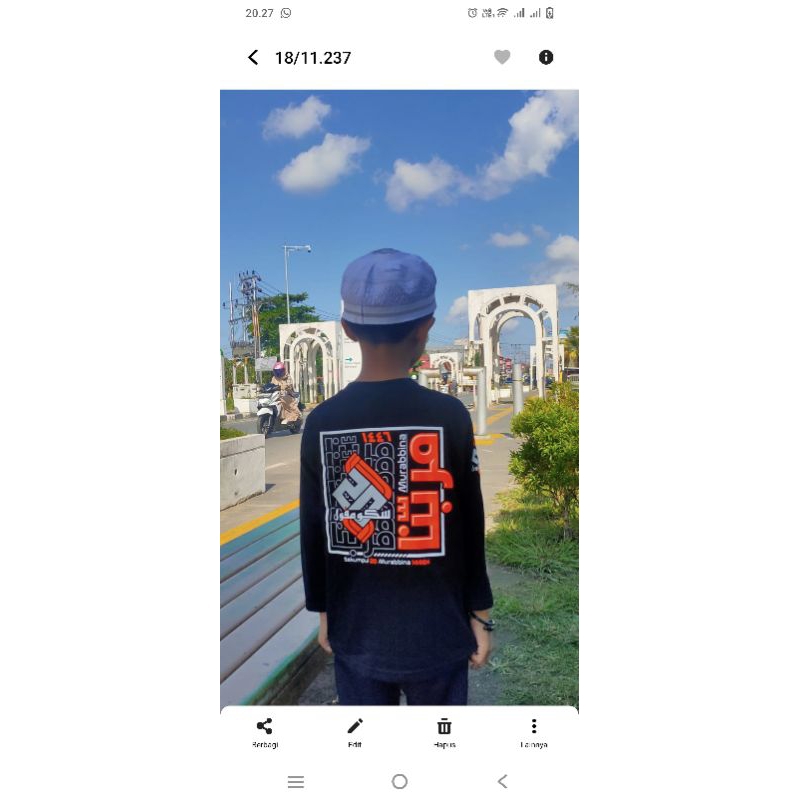 Baju kenangan haul sekumpul ke20 anak-anak