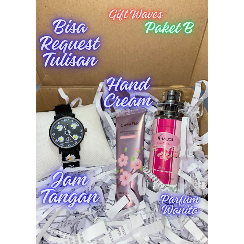 

Kado ulang tahun cewek gift set box hampers kado anniversary kado valentine kado pacar kado teman gift birthday cewek cowok - PAKET B
