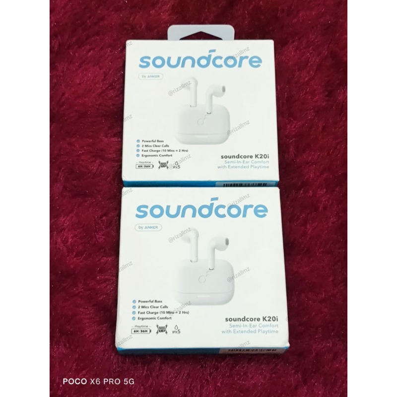 TWS Soundcore K20i “WHITE” (NEW) Headset Bluetooth