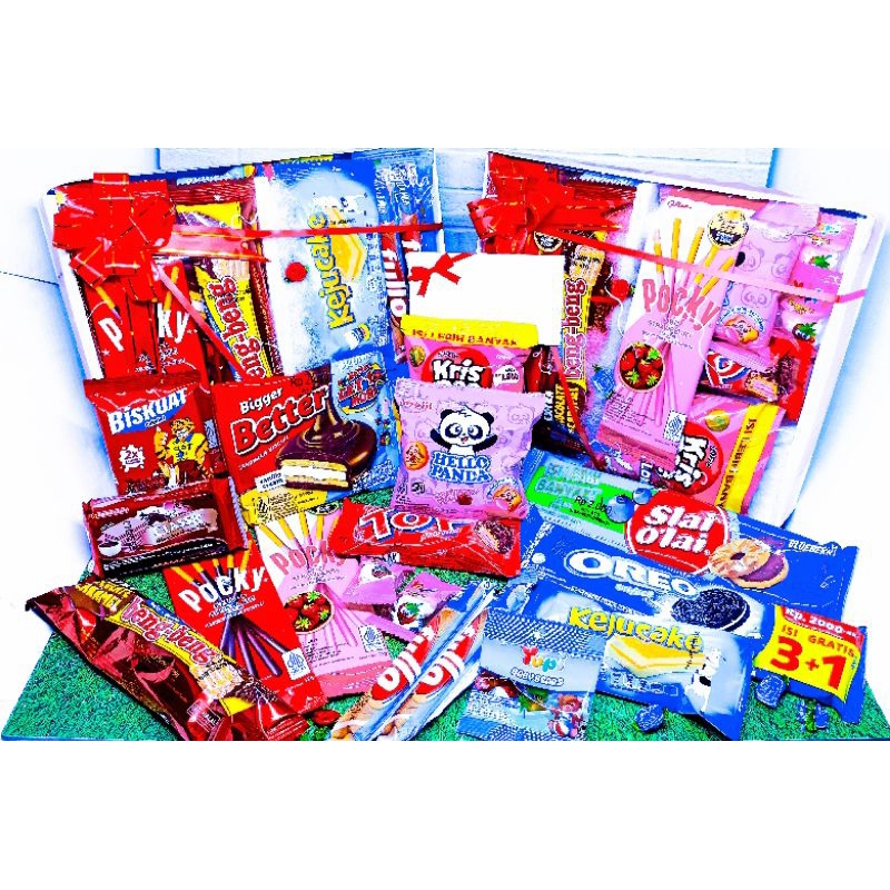 

[READY] Snack Box Mini Gift Hamper Birthday Hadiah Kado Ultah Valentine Parcel Lebaran Natal Wisuda (MiX)