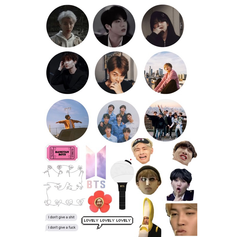 

STICKER PACK BTS BT21 KPOP BTS BANG TAN BOYS STICKER AESTHETIC TUMBLR STICKER LAPTOP HP KOREA STICKER HELM BINDER STIKER TEMPELAN JUNGKOOK JIN JIMIN V SUGA RM JHOPE