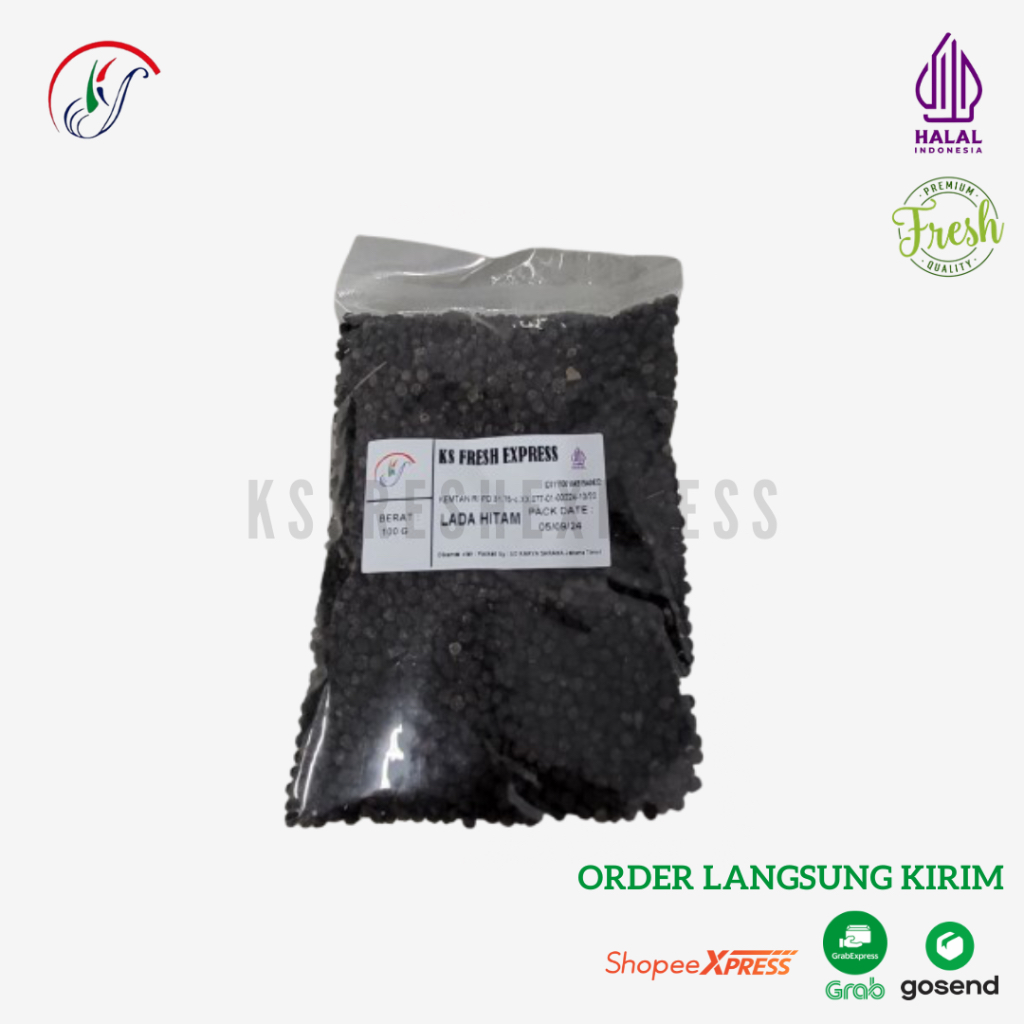 

KSfreshexpress Lada Hitam Utuh / Black Pepper 100gr 250gr 500gr Murni Organik Fresh Bersih Pilihan Rempah Bumbu Kualitas Terbaik Premiu m Kirim Instant Bumbu