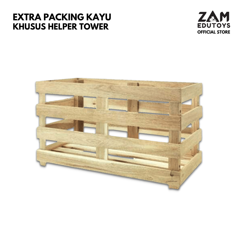 

HAIKARL ZAM Edutoys - Packing Kayu Khusus Helper Tower