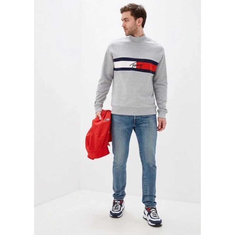 Crewneck Tommy Jeans Big Logo | Tommy Big Logo | Tommy Big Flag