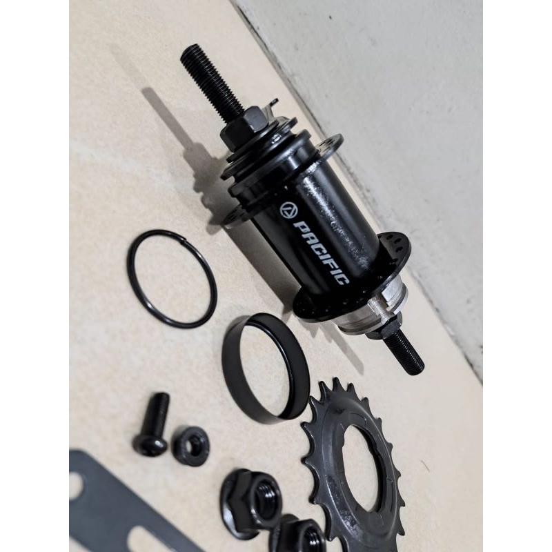 Hub Torpedo Hitam Merk Pacific 36 Hole Hub Torpedo hitam lubang 36 Boss Torpedo lubang 36 Pacific