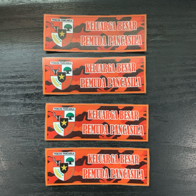 

isi 4 pcs sticker pemuda pancasila stiker keluarga besar pemuda pancasila