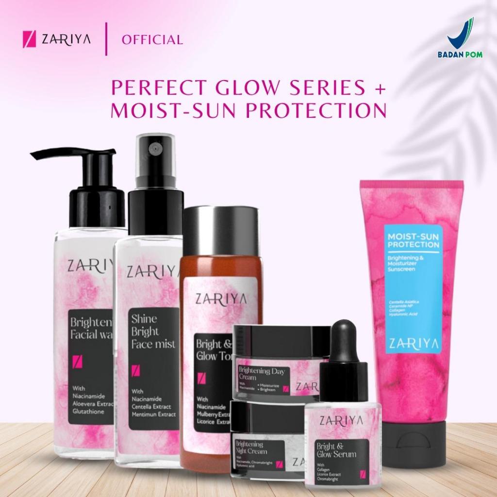 [PAKET] Zariya - Perfect Glow Series | Brightening Facial Wash, Bright & Glow Serum, Bright & Glow T