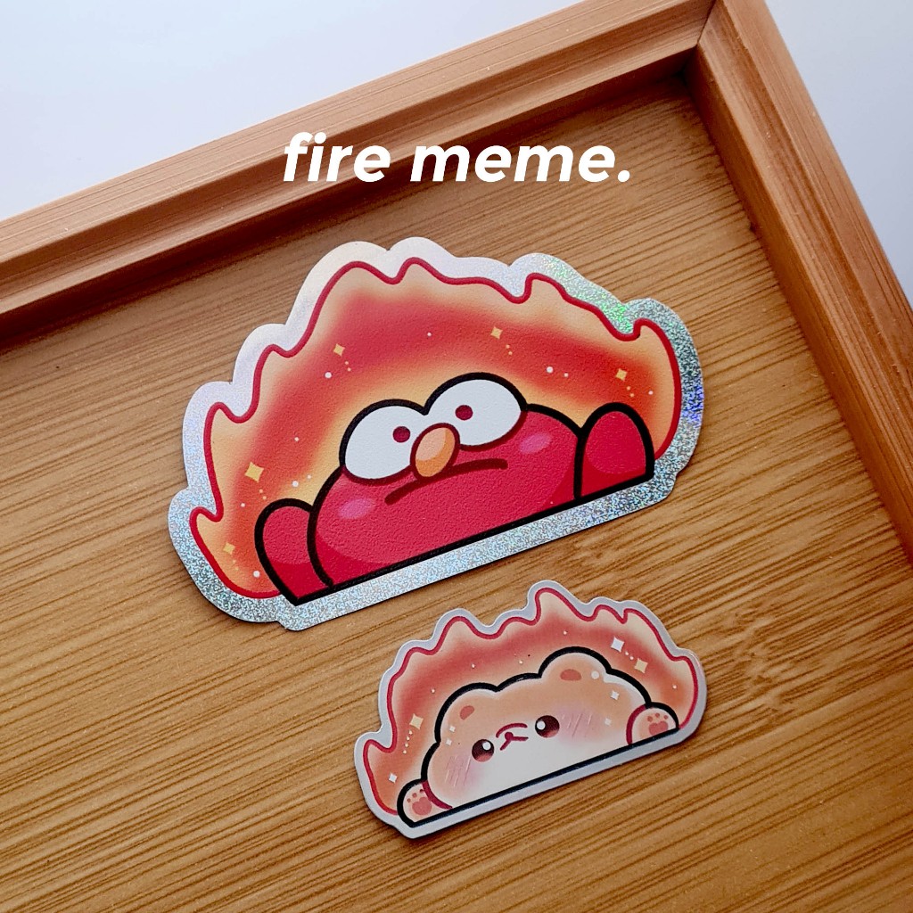 Elmo Meme Stickers by Pomiechi