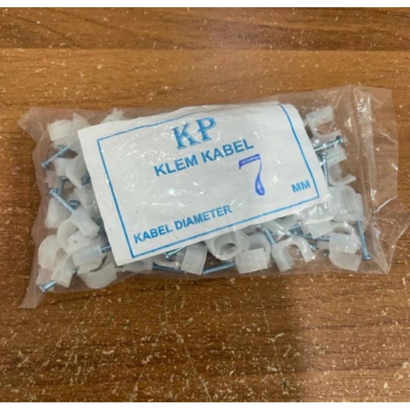 klem kabel PVC no 7 klem wayar plastik klem kabel listrik