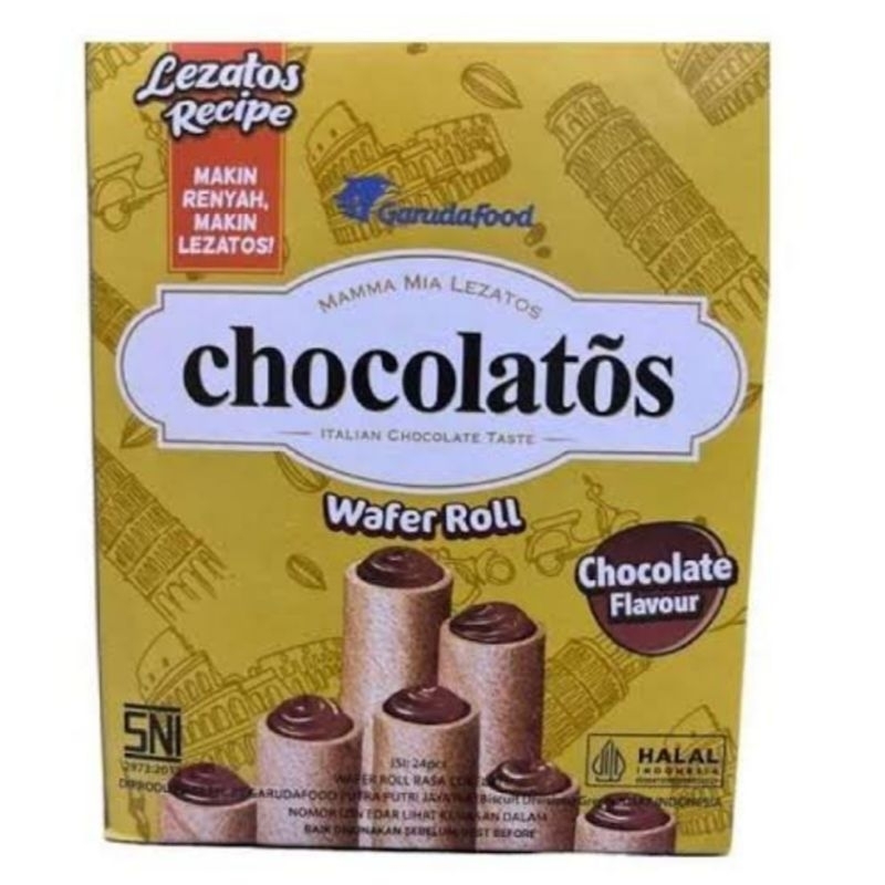 

Gery Chocolatos Wafer Roll Box isi 24pcs