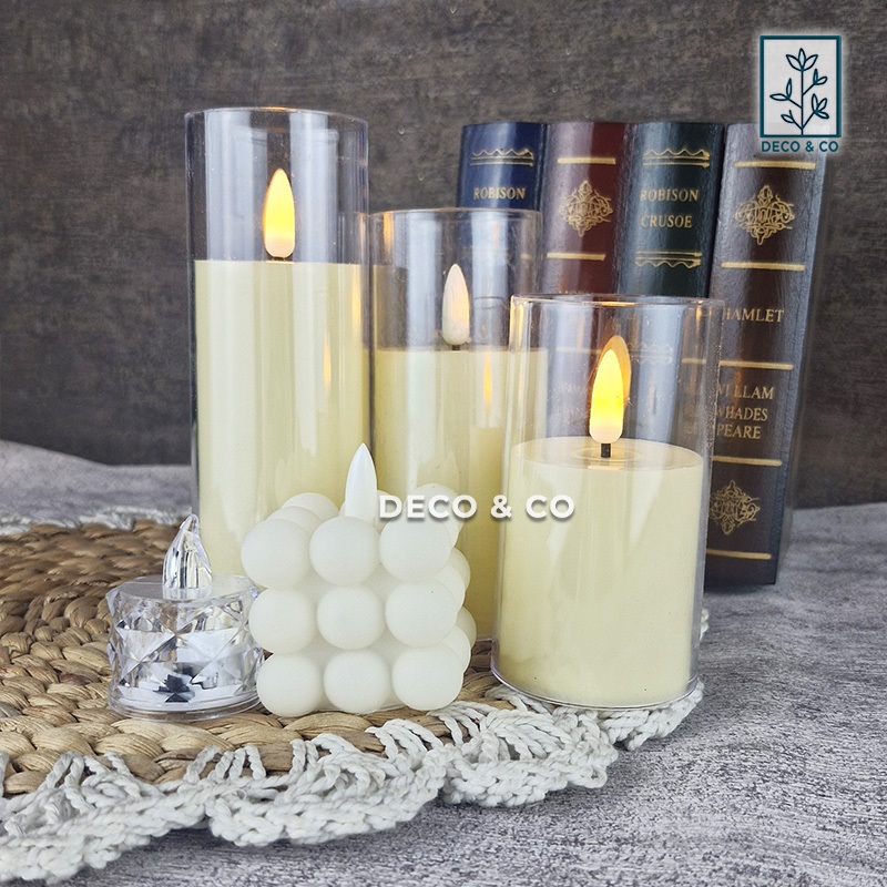 LED Lilin Plastik/Lilin lampu/ Lilin dekorasi / Lilin pajangan / Lilin LED / Lilin palsu