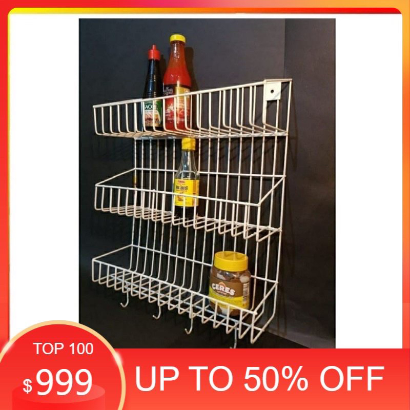 Promo Rak bumbu Rak dapur Rak kamar mandi Rak besi anti karat