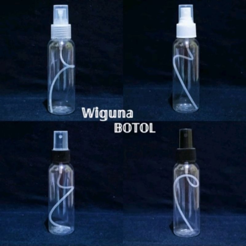 Botol Spray 100ml / Botol 100ml Tutup Spray / Botol Plastik 100ml