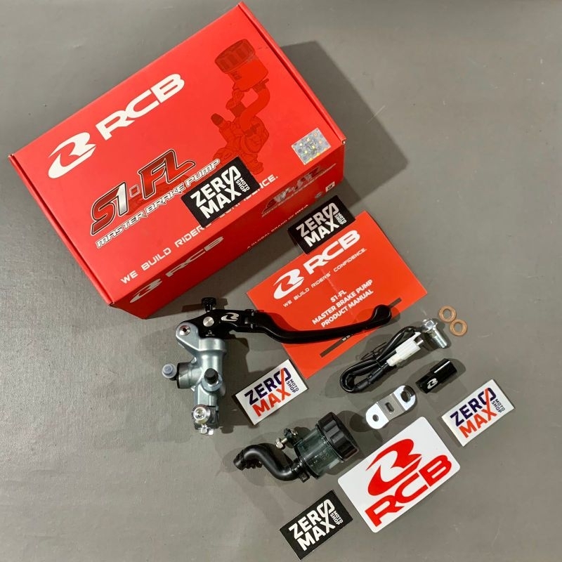 Master Rem Kanan RCB Racing Boy S1-FL S1 FL Facelift 14mm Titanium Universal Original