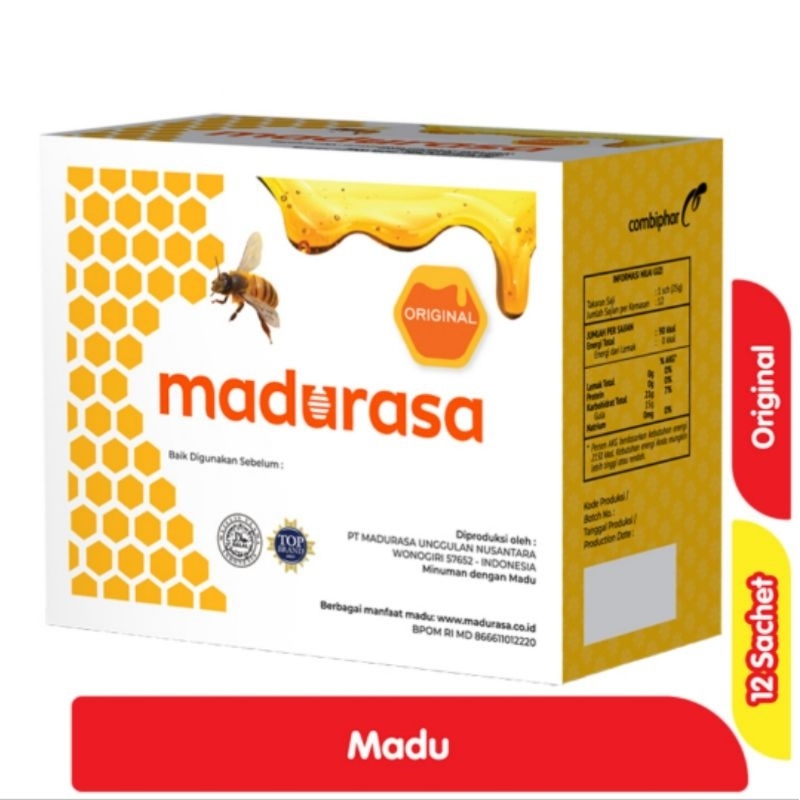 

PROMO: Madurasa Madu Original Sachet (12 x 20 gram)