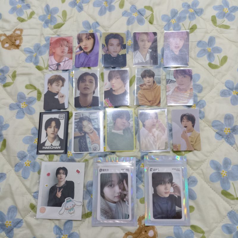 [HAECHAN PHOTOCARD OFFICIAL] kabel, korek, popup, Nordic, matcha, qq card, pola, Hoodie, benewd, git