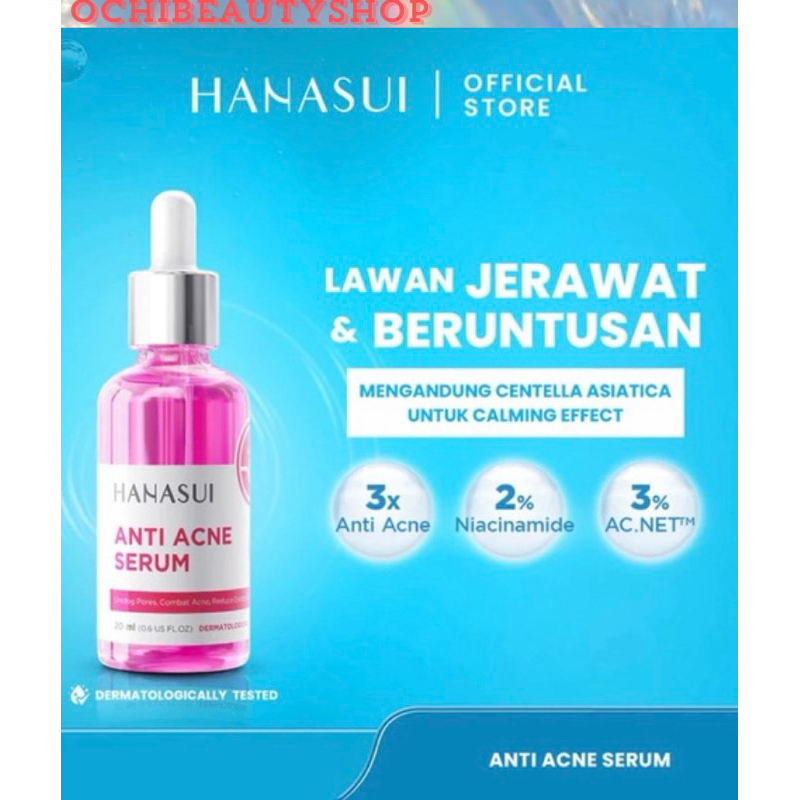 HANASUI ANTI ACNE SERUM | HANASUI ACNE SERUM | HANASUI SERUM ACNE | SERUM JERAWAT
