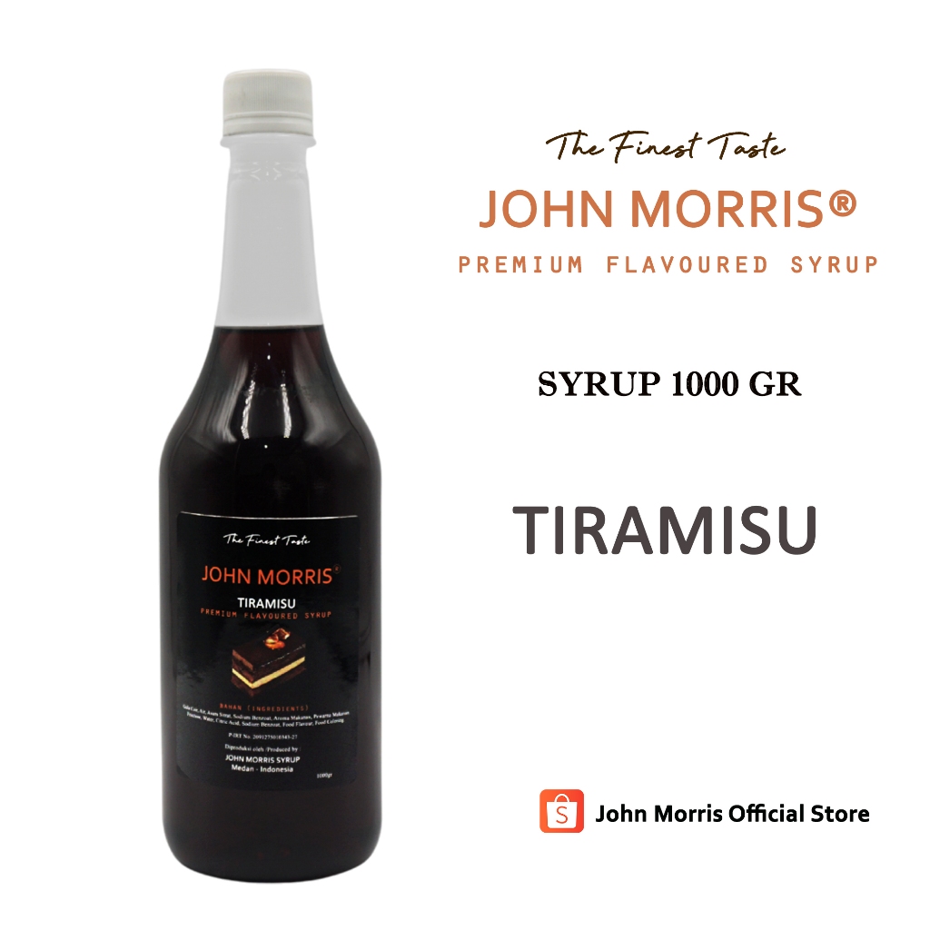 

JOHN MORRIS Tiramisu Syrup 1000 gr