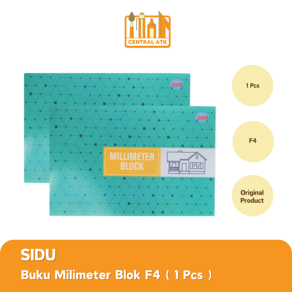 

BUKU MILIMETER BLOCK / MILIMETER BLOK F4 SIDU