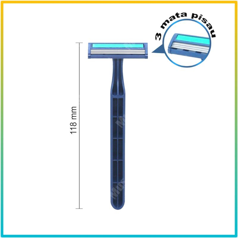 Alat Cukur Jenggot Kumis Montana Pencukur Cukuran Kumis Dan Jenggot 3 mata Pisau