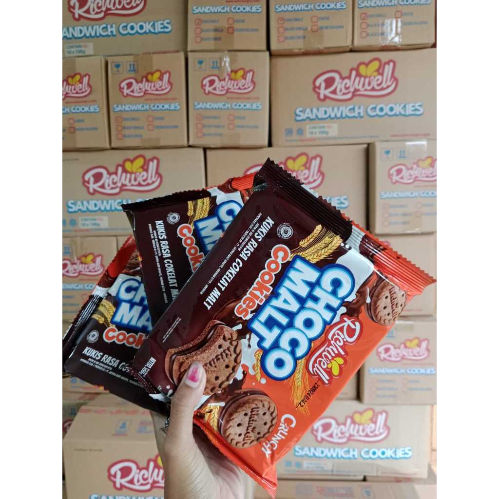 

RICHWELL COOKIES KEMASAN BESAR 160gr (VANILLA / CHOCOLATE / COCONUT / MILK)