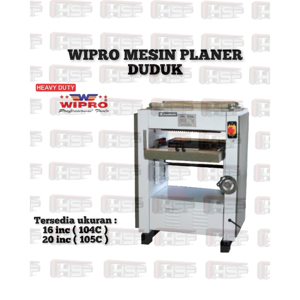 WIPRO MESIN PLANER DUDUK 16INC & 20INC