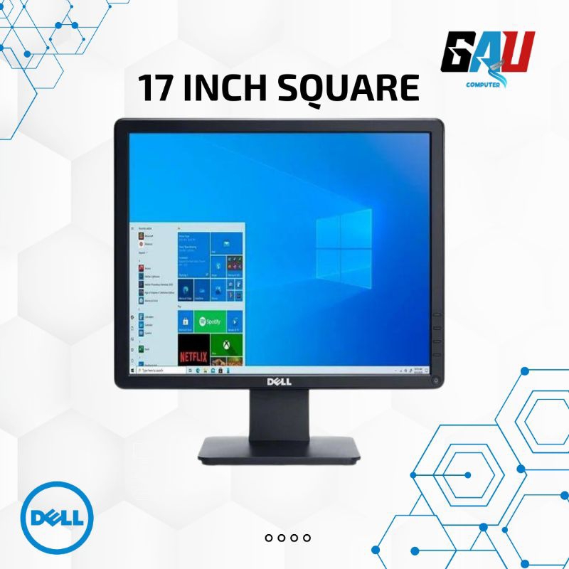 MONITOR PC KOMPUTER/CCTV LED DELL17 19 INCH SQUARE