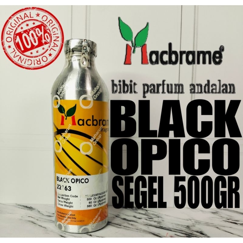 Bibit/biang parfum BLACK OPICO(ysl black opium) segel 500gr by macbrame